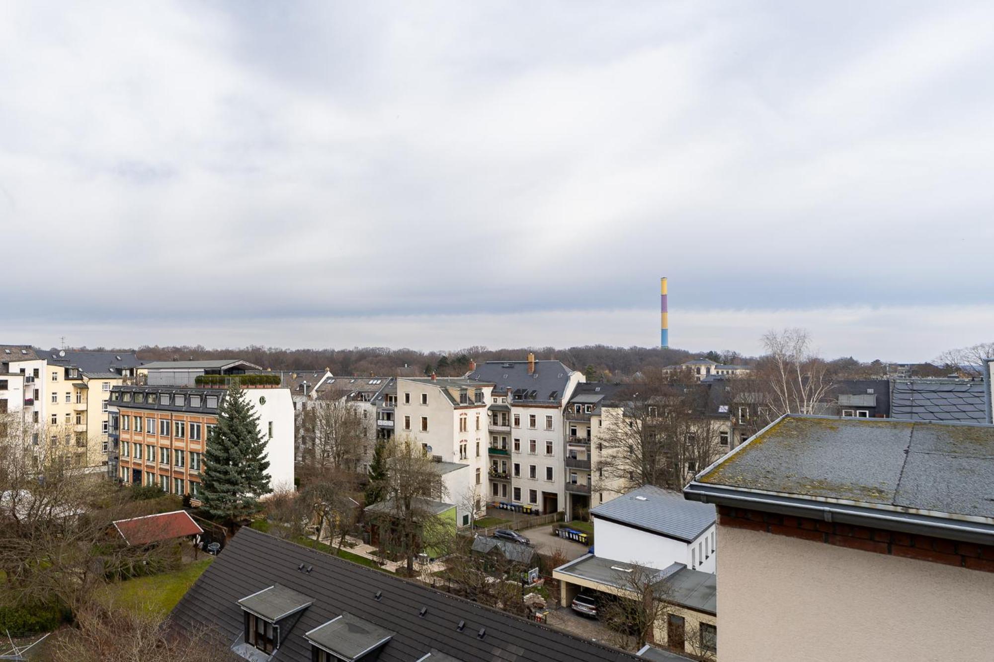 Schlossberg-Domizil Mit Weitblick - Arbeitsplatz, Balkon, Netflix, Badewanne & Yogamatte Chemnitz Exterior photo